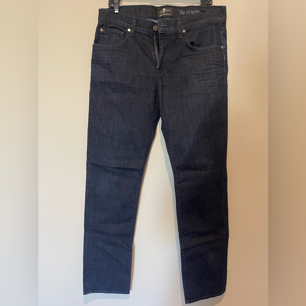 Men’s dark blue denim jeans
